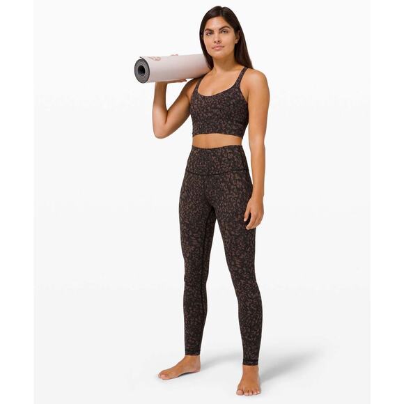 Lululemon Wunder Under High-Rise Tight 28" Wild Thing Camo Brown Earth Multi 2 - Picture 4 of 12